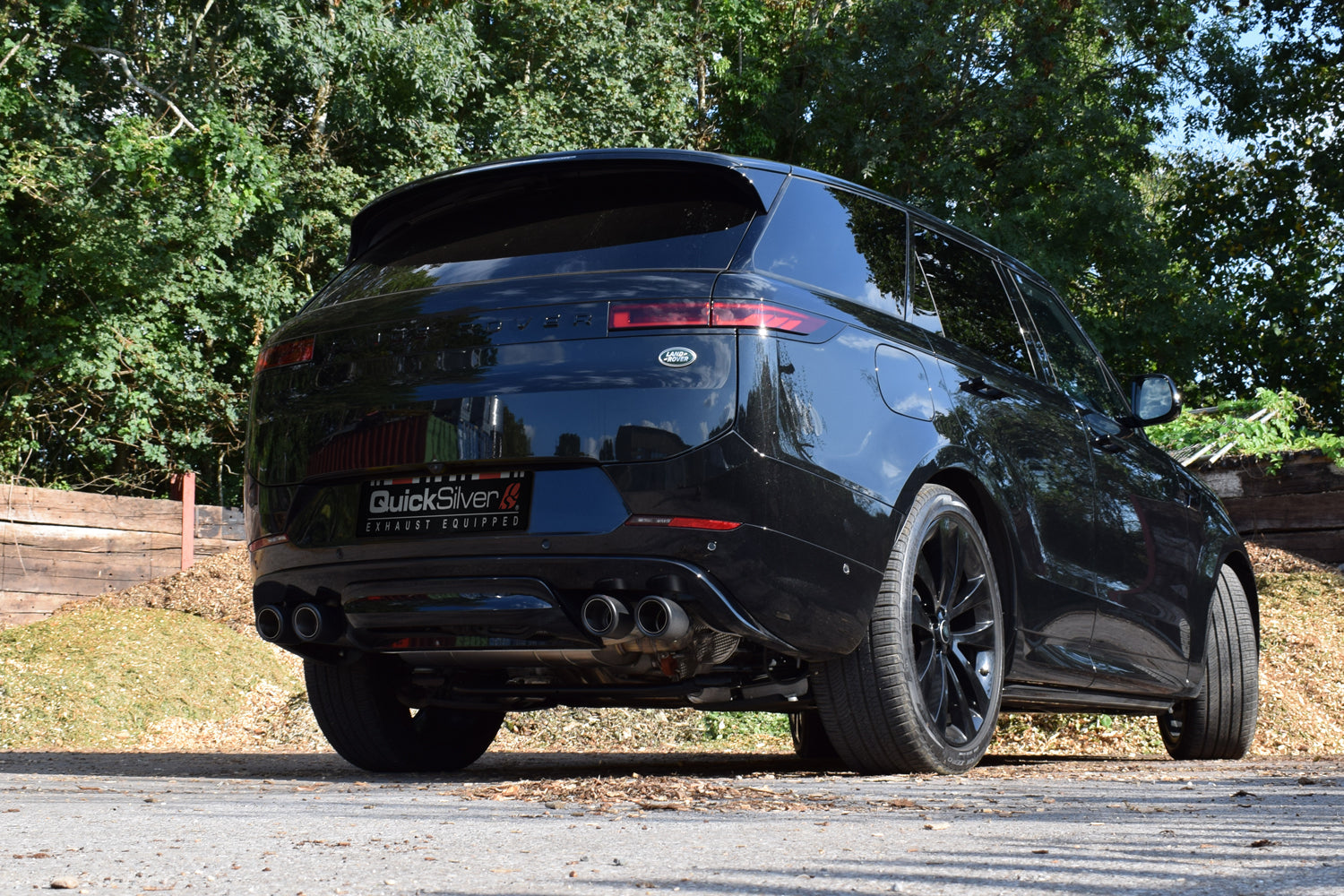 Range rover supercharged exhaust sales