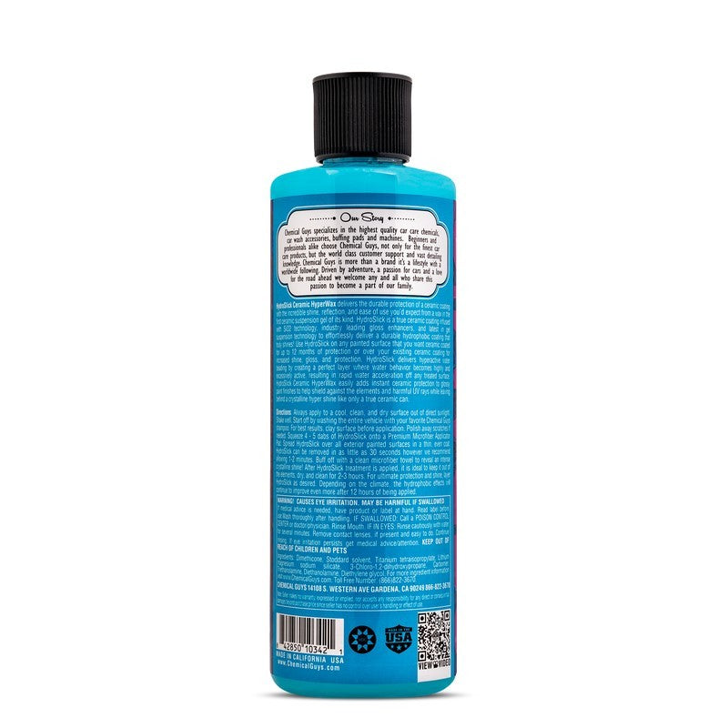 Chemical Guys HydroSlick SiO2 Ceramic Wax - 16oz – SupremePower®