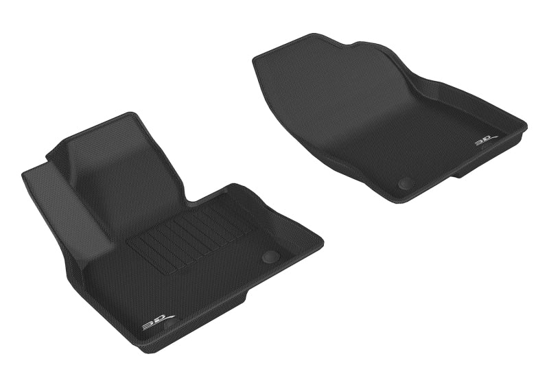 3D MAXpider 20-22 Tesla Model 3 Kagu 1st & 2nd Row Floormats - Black