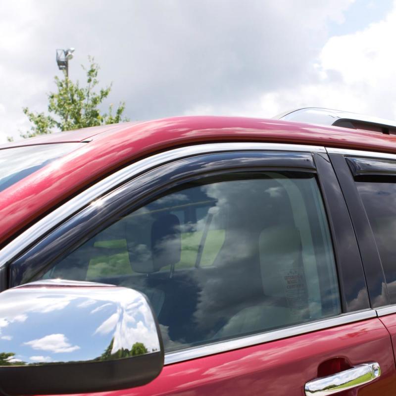 AVS 05 15 Toyota Tacoma Double Cab Ventvisor In Channel Front Rear W SupremePower