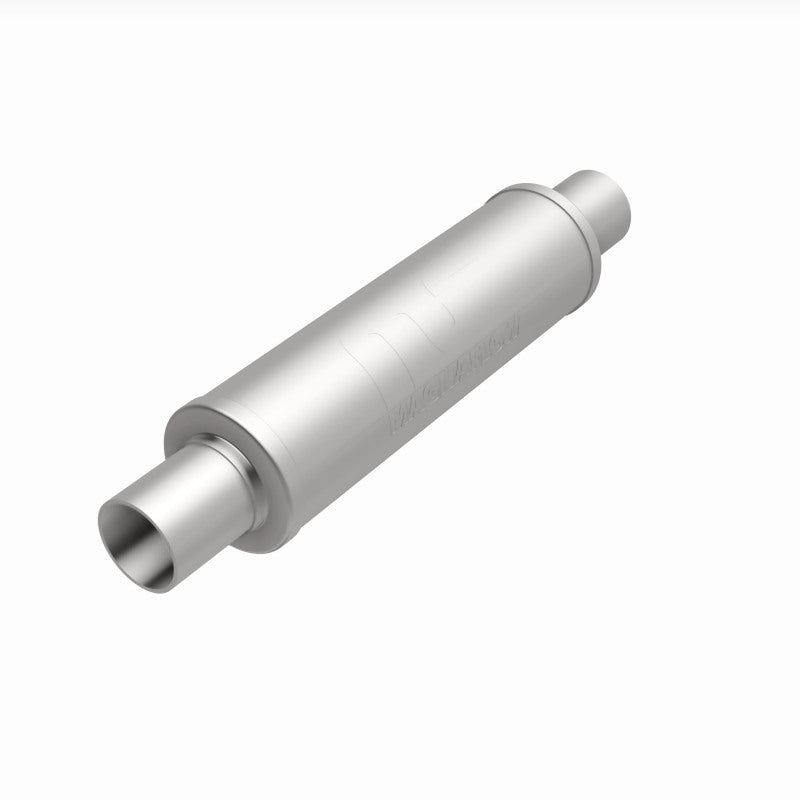 Borla Racing Muffler XR-1 3 in. Inlet/Outlet Brushed Stainless Steel 20  Length